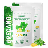 KKSSOP Oil of Oregano Softgels - Oil of Oregano with Black Seed Oil, Dietary and nutritional supplements, 240 Softgels (2 Packs) - 120 Days Supply