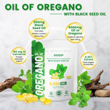 KKSSOP Oil of Oregano Softgels - Oil of Oregano with Black Seed Oil, Dietary and nutritional supplements, 240 Softgels (2 Packs) - 120 Days Supply