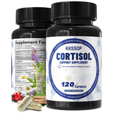 KKSSOP 11-in-1 Cortisol Supplement for Women and Men,Dietary supplements for human consumption,120 Capsules