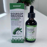 KKSSOP Graviola Soursop Leaf Extract Liquid - Food supplements | Non-GMO, Sugar & Gluten Free, Original Flavor, 2 Fl Oz
