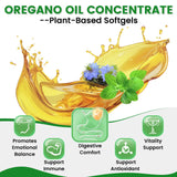 KKSSOP Oil of Oregano Softgels - Oil of Oregano with Black Seed Oil, Dietary and nutritional supplements, 240 Softgels (2 Packs) - 120 Days Supply