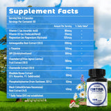 KKSSOP 11-in-1 Cortisol Supplement for Women and Men,Dietary supplements for human consumption,120 Capsules